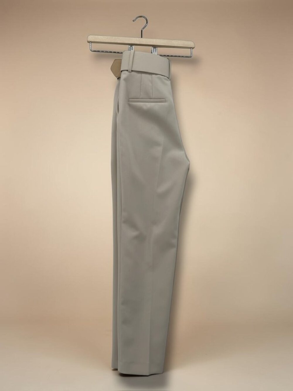 Zara High-Waist Belted Pleated Trousers - Picture 5 of 5